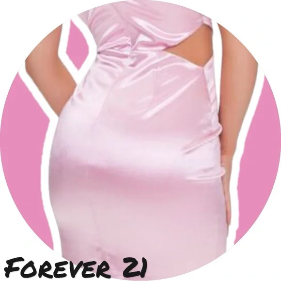 Forever21 Satin Cami Mini Dress - Picture 5 of 6